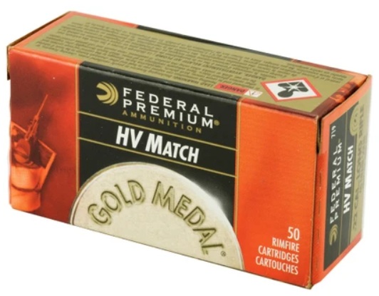 Federal 22LR 40gr Gold Medal Target