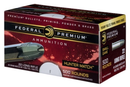 Federal 22LR 40gr Hunter Match