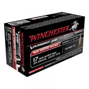 Winchester 17 WSM 25gr Varmint HE