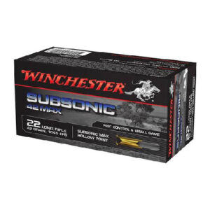 Winchester 22 42gr Hp Subsonic Max